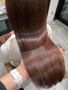テラスヘア 新潟駅南(TERRACE hair) 【縮毛矯正同日】モカベージュ