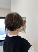 ショートレイヤーボブ