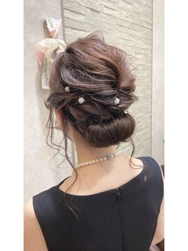 オラ ボーテ(Aura Beaute) 『AuraBeaute 京都』結婚式 お呼ばれヘア ギブソンタック