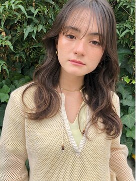 クーエフー(coo et fuu) 20代30代大人ロング/オリーブベージュ 近藤