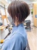 絶壁解消×くびれ×30代40代50代×ひし形大人ショートボブ永