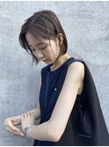 【LUAU Haku Osaka 中村】ミニボブ＋インナーベージュ