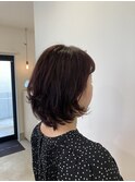 ミディアムレイヤースタイル