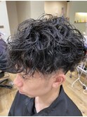 くっきりスパイラルパーマ