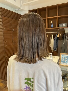 クラップス 杉田店(CLAPS) ぱつっと切りっぱなし× 外ハネ×イルミナ×リラクシー