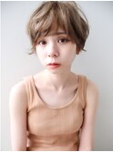 ベージュショート