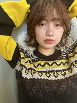 ジェムバイアルテフィーチェ(gem by artefice) ミニボブ×パーマ