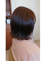 ヘアー ラヴワン 大間々(hair love One)&nbsp;切りっぱなしボブ