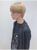 【松戸 岩口】ハイトーンナチュラルマッシュショート