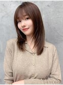 20代・30代_小顔見せ顔周りレイヤー