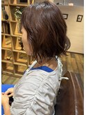 《藤野お客様スタイル》ウェービーボブ