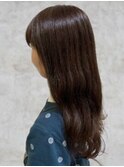 20代30代40代　ダークブラウン　オフィス　地毛風カラー
