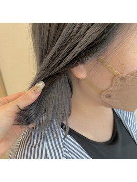 アッシュ 北千住店(Ash) 【インナーカラー】ダークグレーカラー