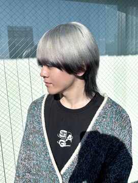 ザ オーダー(THE ORDER) メンズホワイト/シルバー/エンドカラー/裾カラー/ブラック