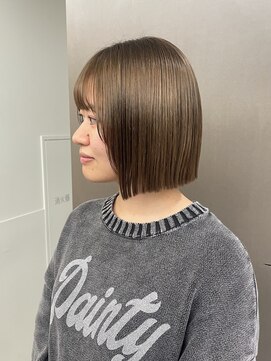 ローレンアオ(LOREN AO) 【LOREN AO】ショートヘア/ぷつっとボブ/ハイトーン