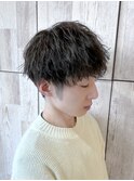 Men'sスタイル/カット　パーマ風仕上げ　10代/20代/30代