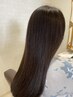 【至高の贅沢髪質改善◎】カット＋艶カラー＋ シームレスプラチナ＆SYSTEM TR