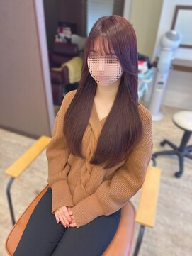 マーリャヘアー(mallia hair) レイヤースタイルレイヤーカットロングレイヤー小顔スタイル