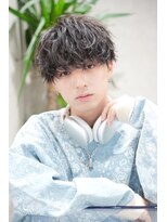 ノーリミット 大阪梅田(No Limit)&nbsp;『メンズ梅田美容室』韓流無造作マッシュ/メンズパーマ