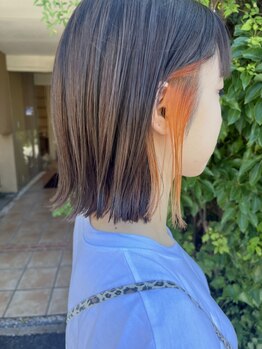 美容室シオン 城東店(sion)の写真/深みと透け感のある髪がキレイに見えるカラーをご提案♪ダメージレスなカラー剤でケアも同時に☆