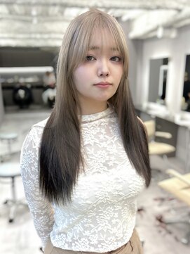 ロテ 名古屋 名駅店(Lote.) ミディアムヘア/デザインカラー/フェイスフレーミング/名古屋