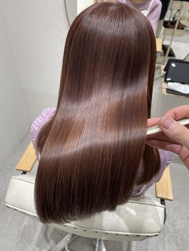 ジーナ 稲毛海岸(Zina) 【髪質改善】ピンクブラウン×髪質改善premium Zinaハセガワ