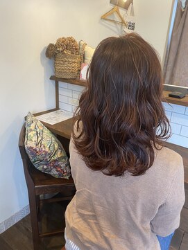 ヘアーエダ(hair eda.) オレンジベージュ