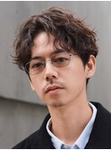 銀座シャドウパーマルーズパーマ波巻きスパイラルパーマ眉毛