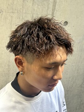 アップバング×ツイスト