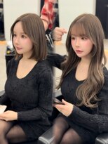 ラピステン 福岡天神 大名店(Lapis)&nbsp;エクステ/バタフライカット/レイヤーカット/グレージュ/ブラウン