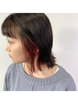 ロナ 岡崎竜美丘店(RONA) さりげないインナーカラー.