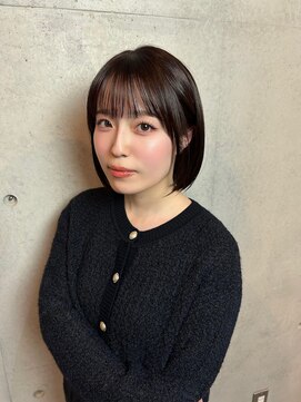 ブルーメ(Blume...) ボブ/フェイスレイヤー/チョコレートブラウンカラー