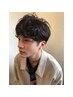 人気【男性限定メニュー】☆マイクロバブルシャンプーカット+ケアカラー