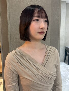 ロンド 表参道店(Lond) ボブ 切りっぱなしボブ