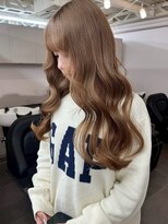 ミル 心斎橋(MIL)&nbsp;ミルクティーベージュ/韓国風女神巻き/ヨシンモリ【心斎橋】