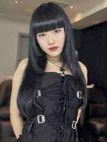 アイヴァン(AIVAN) レイヤーカット ブルーブラック 姫カットiii