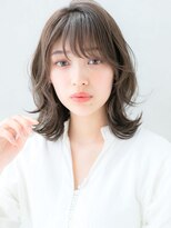 ローマ ギンザ(ROMA Ginza) 30代40代50代/似合わせ大人ミディアムレイヤー/ダークブルー