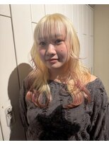 グッドフェローズ キタホリエ(GoodFellas kitahorie)&nbsp;透明感抜群のレイヤーハイトーンデザインカラーブリーチ艶感