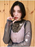 【buZonブゾン】大人美人ショートボブ×センターパート