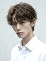 メンズサロン サンド 横浜(Men's salon sand) ブラウンカラーシャドウマッシュパーマ