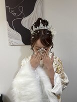 パルム(palme)&nbsp;成人式振袖ヘアセット、ヘアアレンジ