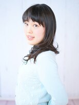 ロペンヘア(lopen hair)&nbsp;セミロングパーマスタイル