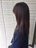 【髪質改善メニュー】カット+サラサラストレート