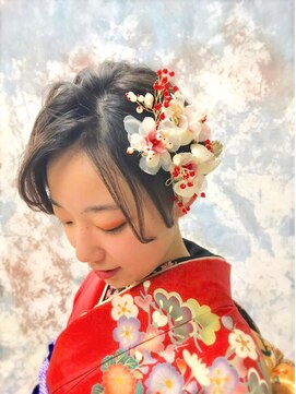 ヘア メイク ココ(hair make coco) 成人式♪レトロモダンスタイル♪