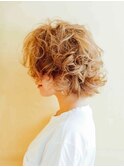 個性的♪イルミナカラー♪くせ毛風