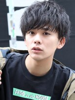 ネイビー(NAVY)&nbsp;人気のライトパーマ！ライドオンマッシュ