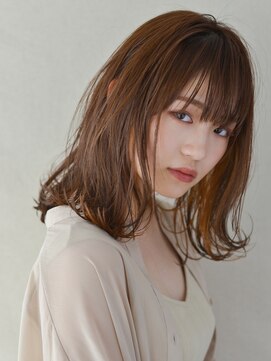 アトリエイトワ(atelier ittowa) くびれヘア/ハイライトカラー/アプリコットオレンジ/美髪/ 924