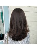 大人レイヤー×グレージュカラー