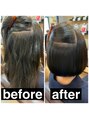 ソードリーフ(swordlief hair&spa)&nbsp;ばっさりカットの際は一緒にストレートもご検討ください♪