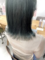 ヘアー アイス 御器所本店(HAIR ICI) モスグリーンカラー